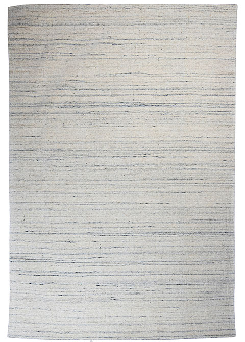 Tapete Moderno Neutro con Diseño Lineal en Gris Oscuro