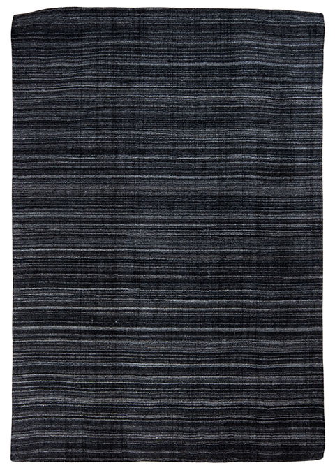 Tapete Moderno Gris Oscuro con Diseño Lineal