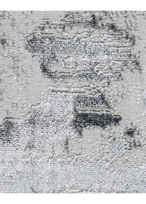 Tapete Moderno Gris con Diseño Abstracto en Gris Oscuro Colección Samira - Vista alternativa