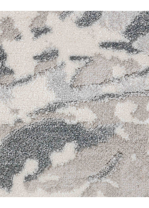 Tapete Moderno Gris con Diseño Abstracto en Gris Oscuro - Vista alternativa