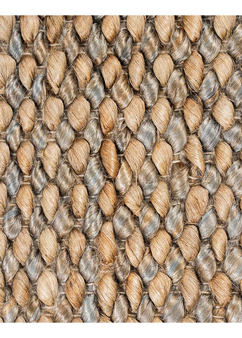 Tapete Texturizado Beige con Diseño Lineal en Gris Oscuro - Vista alternativa