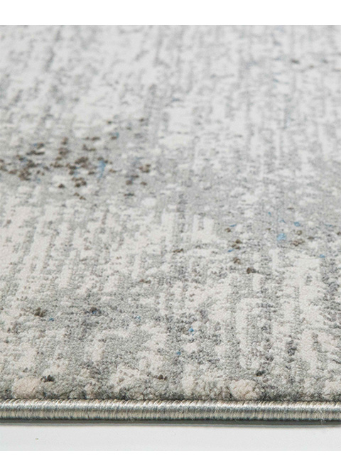Tapete Abstracto Gris con Mancha Orgánica en Verde y Ocre