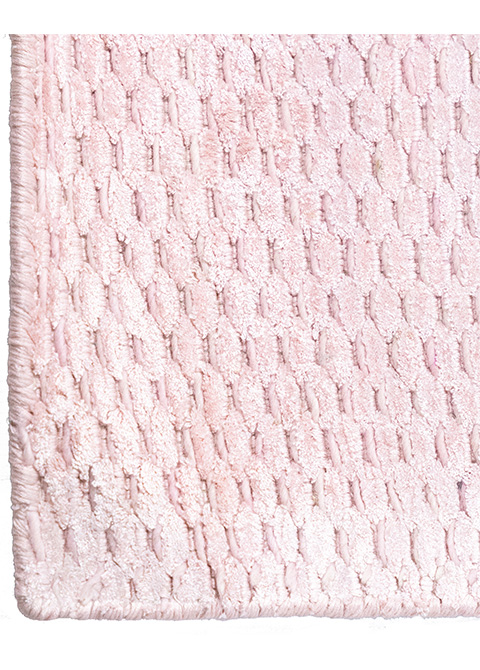 Tapete Texturizado Rosa Pálido con Trama Fina y Brillo Suave