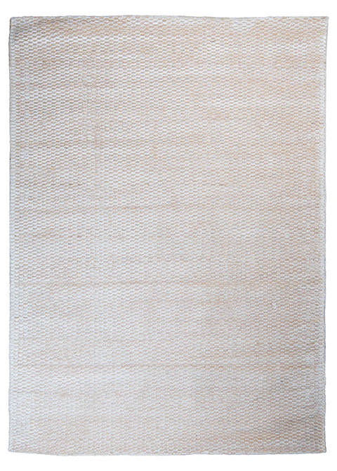 Tapete Texturizado Beige con Relieve de Panal en Tonos Trigo