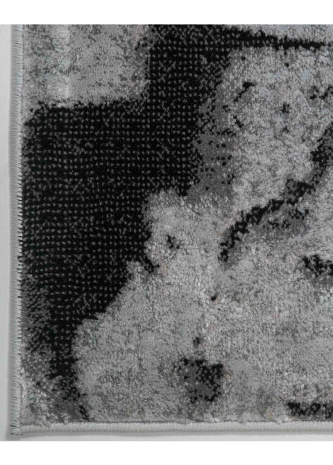 Tapete Abstracto Gris Claro con Veta Marmoleada Central