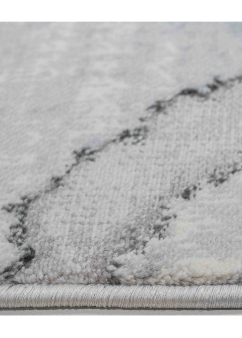 Tapete Abstracto Gris Perla con Erosión Difusa en Carbón - Vista alternativa