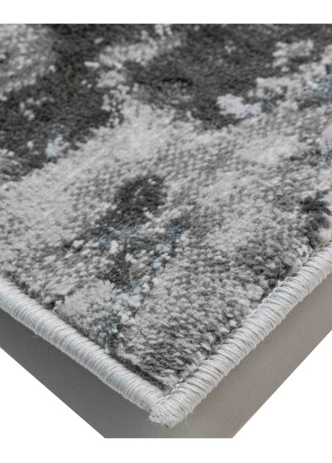 Tapete Abstracto Gris Perla con Erosión Difusa en Carbón