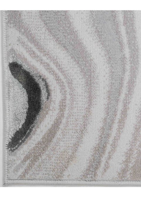 Tapete Abstracto Gris con Marmoleado Fluido en Malva