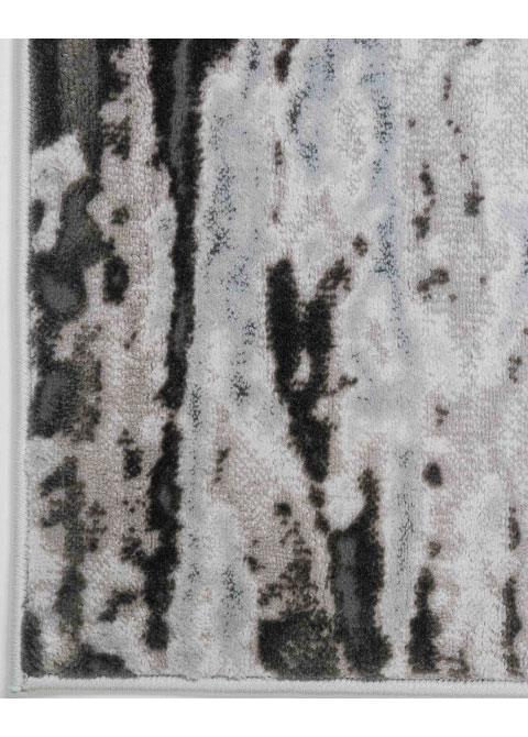 Tapete Abstracto Gris con Vetas Horizontales de Mármol