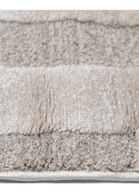 Tapete Monocromo Crema con Barras Verticales en Relieve