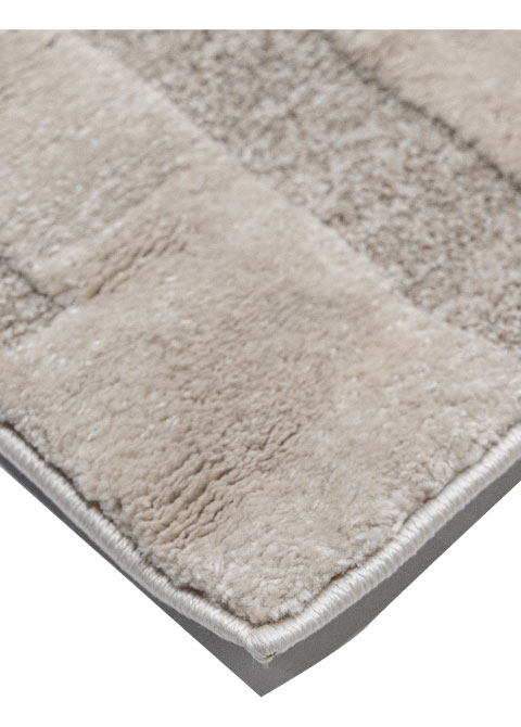 Tapete Monocromo Crema con Barras Verticales en Relieve
