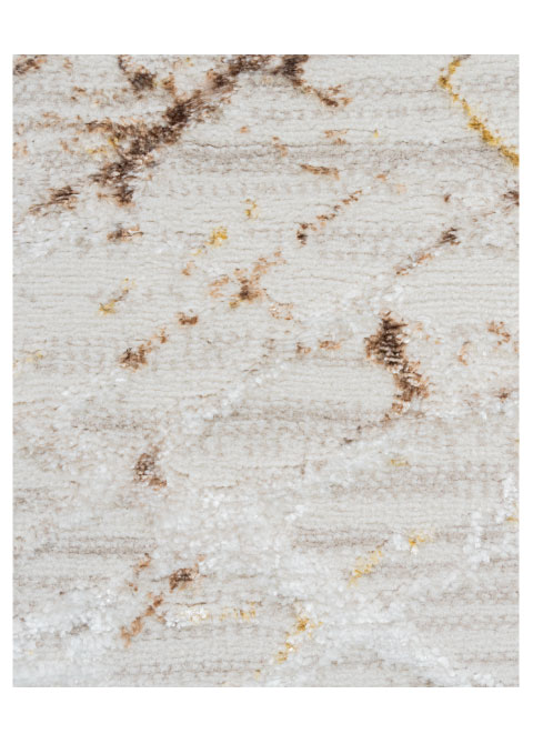 Tapete Abstracto Beige con Enrejado Diagonal Desgastado