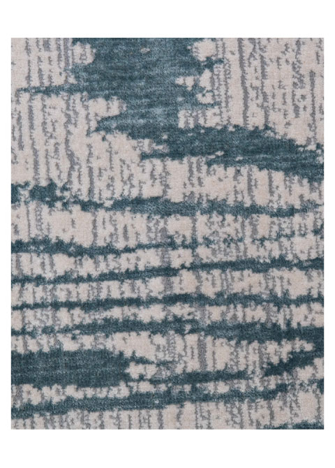 Tapete Abstracto Azul con Veta de Madera