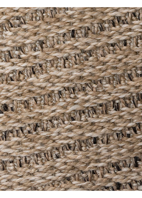 Tapete Tejido Beige con Hojas de Palma