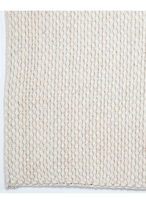 Tapete Tejido Beige con Trama Fina tipo Sisal