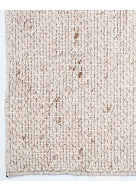 Tapete Tejido Beige con Lazada Jaspeada