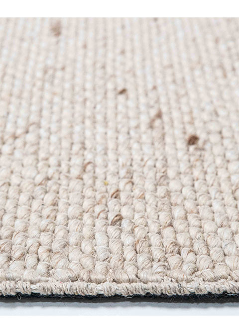 Tapete Tejido Beige con Lazada Jaspeada