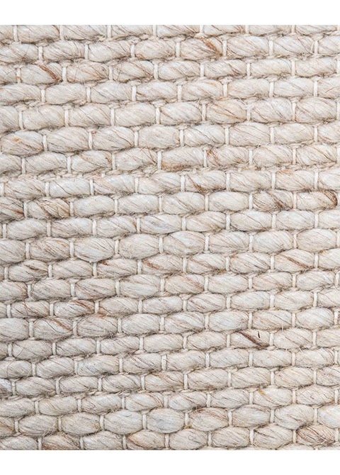 Tapete Tejido Beige con Lazada Jaspeada