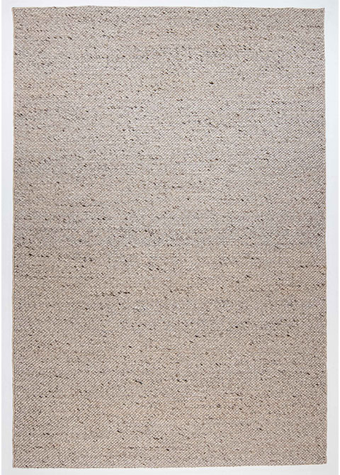 Tapete Tejido Taupe con Grano Moteado