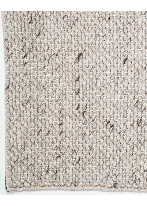 Tapete Tejido Taupe con Grano Moteado