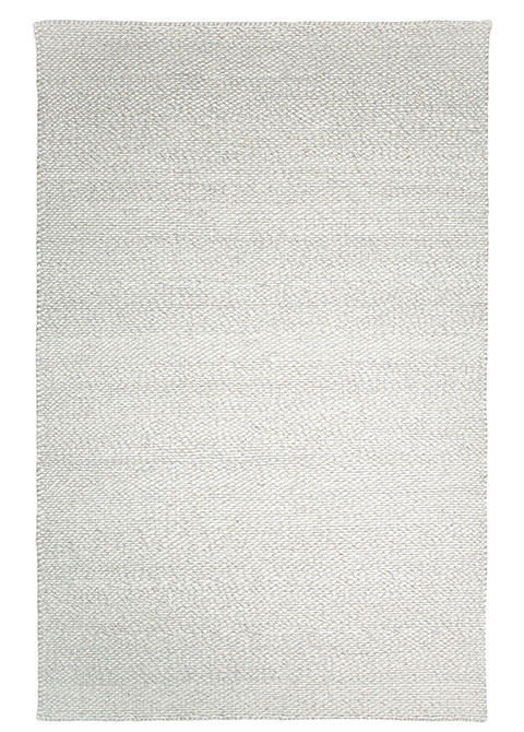 Tapete Texturizado Blanco con Tejido Rizado