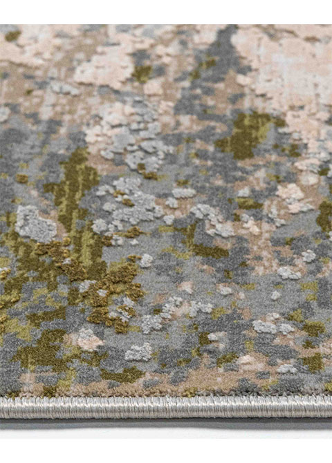 Tapete Abstracto Oliva con Textura de Roca