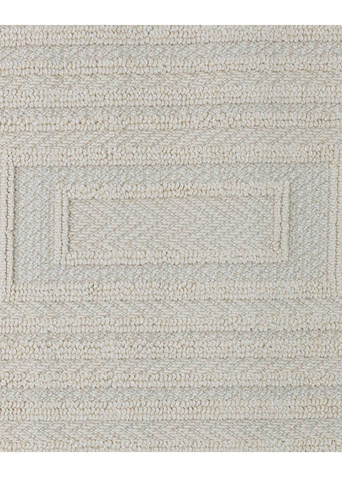 Tapete Texturizado Marfil con Marcos Concéntricos en Relieve - Vista alternativa