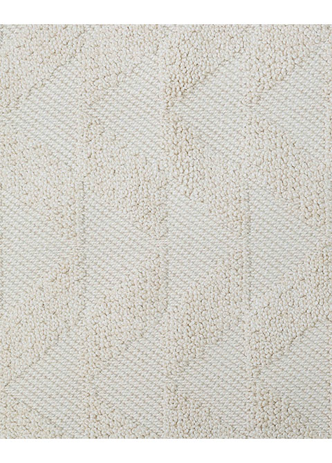 Tapete Texturizado Marfil con Zigzag en Relieve - Vista alternativa