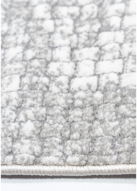 Tapete Texturizado Blanco con Retícula y Sombras Grises
