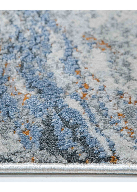 Tapete Abstracto Azul con Vetas de Ágata