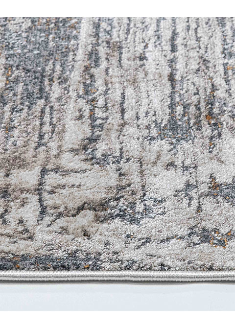 Tapete Abstracto Marfil con Rayado de Tabla Vieja