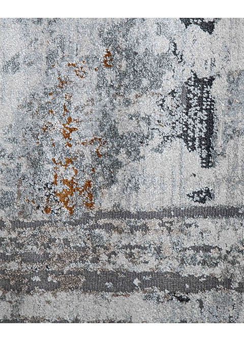 Tapete Abstracto Gris con Chorreados Verticales