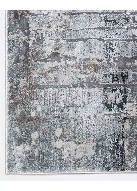 Tapete Abstracto Gris con Chorreados Verticales