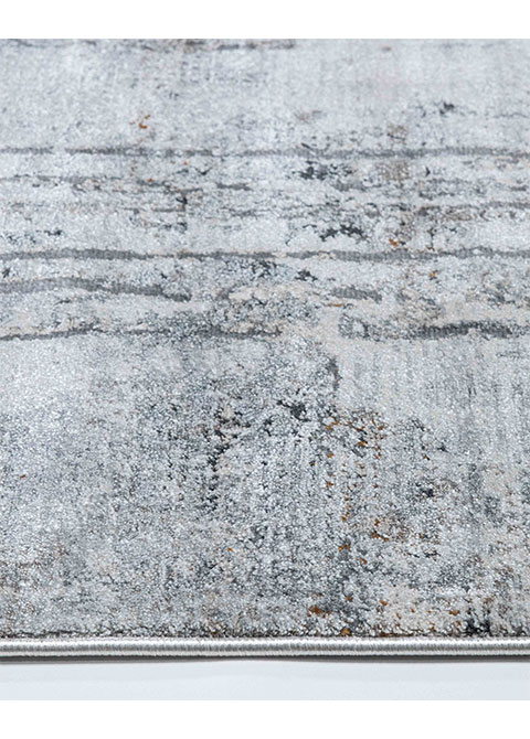 Tapete Abstracto Gris con Chorreados Verticales