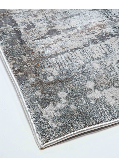 Tapete Abstracto Gris con Chorreados Verticales