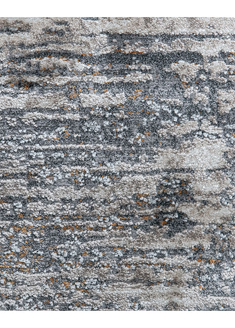 Tapete Abstracto Gris con Retícula Corroída - Vista alternativa