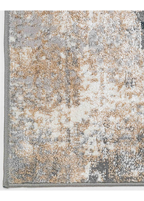 Tapete Abstracto Gris con Muro Raspado en Carbón