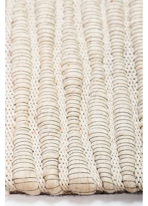 Tapete Texturizado Beige con Acanalado Fino
