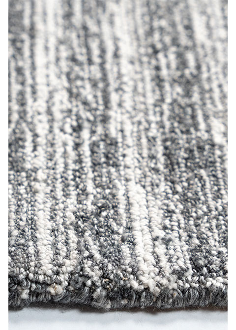 Tapete Texturizado Gris con Arcos Acanalados en Relieve