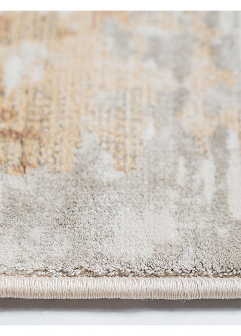 Tapete Abstracto Beige con Muro Descascarado en Ocre