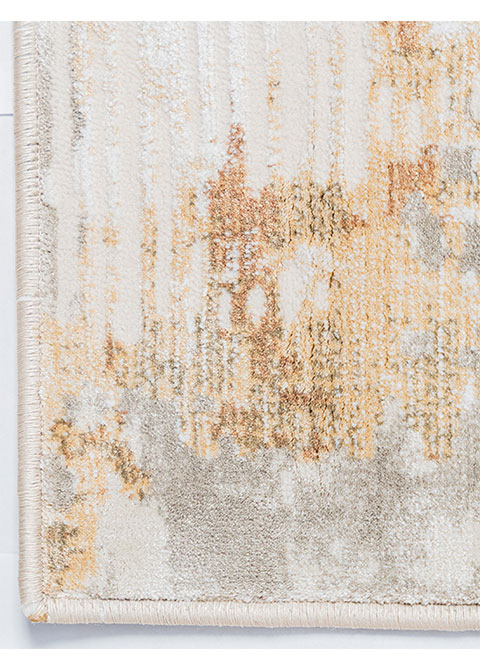 Tapete Abstracto Beige con Muro Descascarado en Ocre