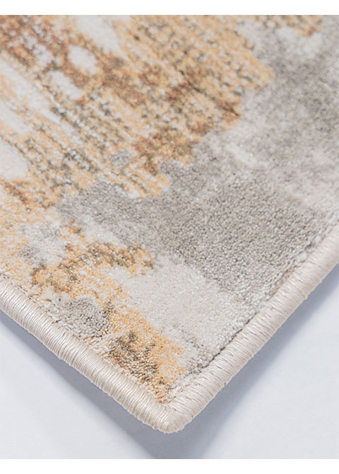 Tapete Abstracto Beige con Muro Descascarado en Ocre