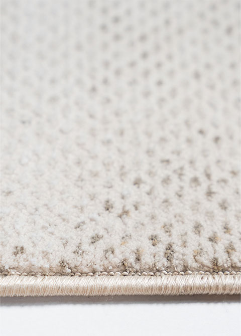 Tapete Abstracto Blanco con Medallón Borrado