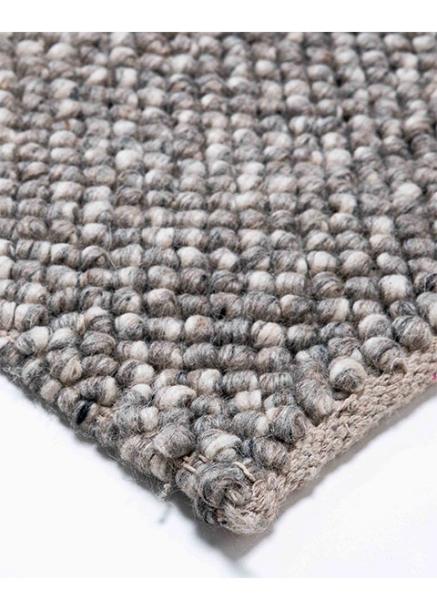 Tapete Texturizado Gris con Punto de Arroz Jaspeado