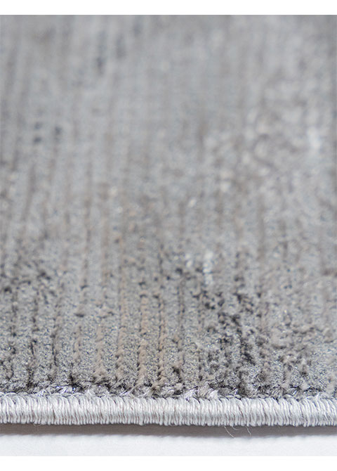 Tapete Abstracto Gris con Líneas Cruzadas en Blanco