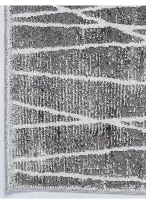 Tapete Abstracto Gris con Empalizada de Trazos