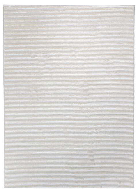 Tapete Texturizado Marfil con Acanalado Horizontal