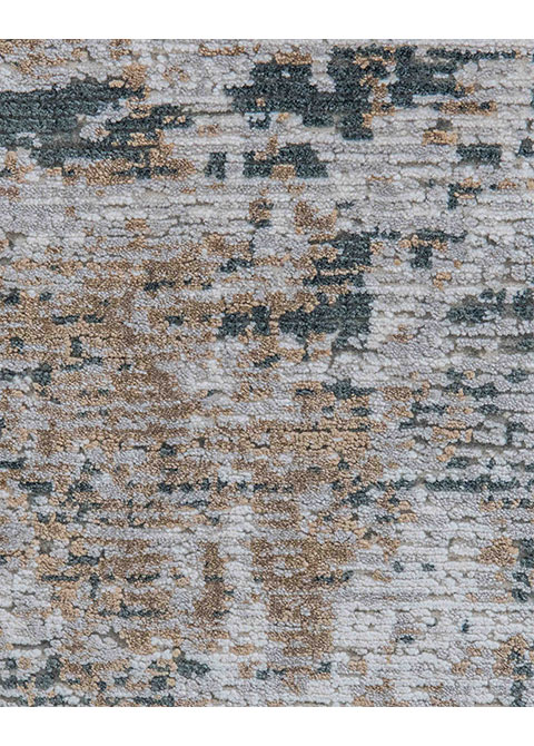 Tapete Abstracto Gris con Erosión en Carbón y Arena - Vista alternativa