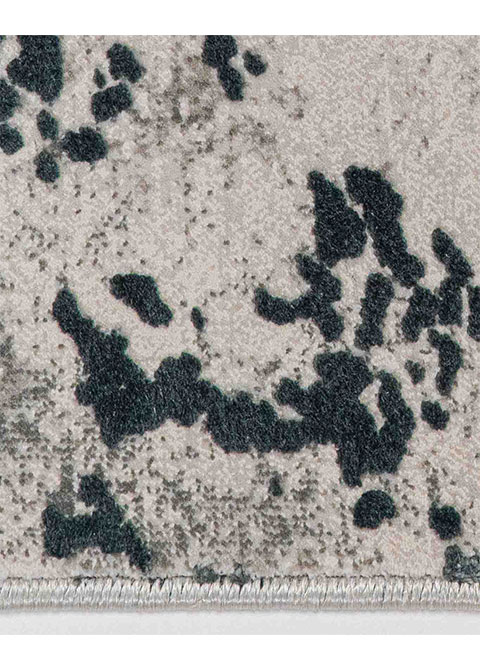 Tapete Abstracto Gris con Corrosión Densa en Carbón