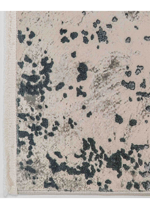Tapete Abstracto Gris con Corrosión Densa en Carbón